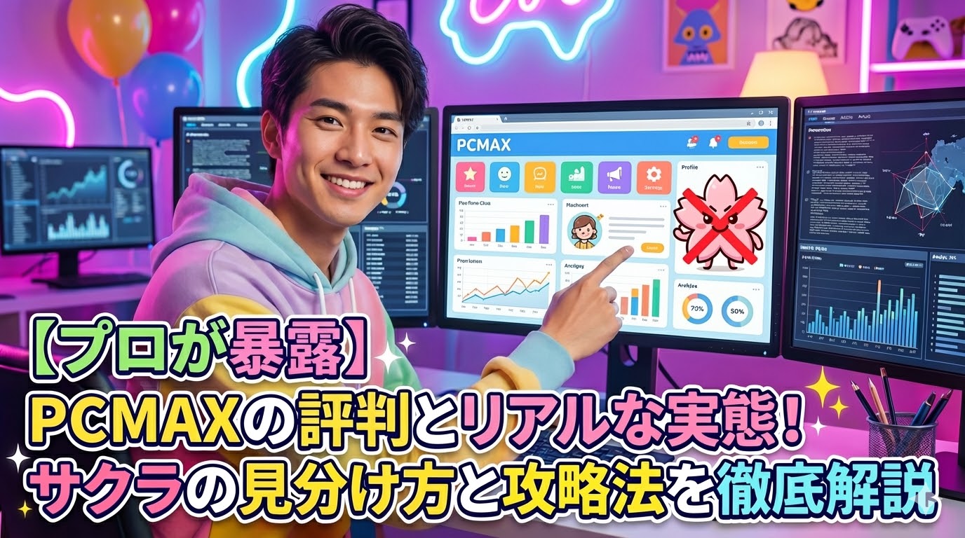 【プロが暴露】PCMAXの評判とリアルな実態！サクラの見分け方と攻略法を徹底解説